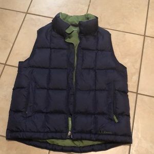 LL Bean puffy vest